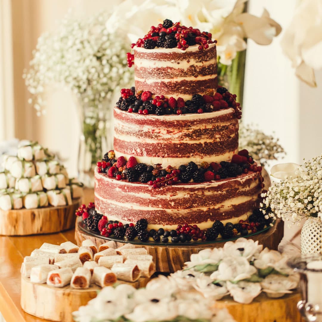 Bolos de casamento